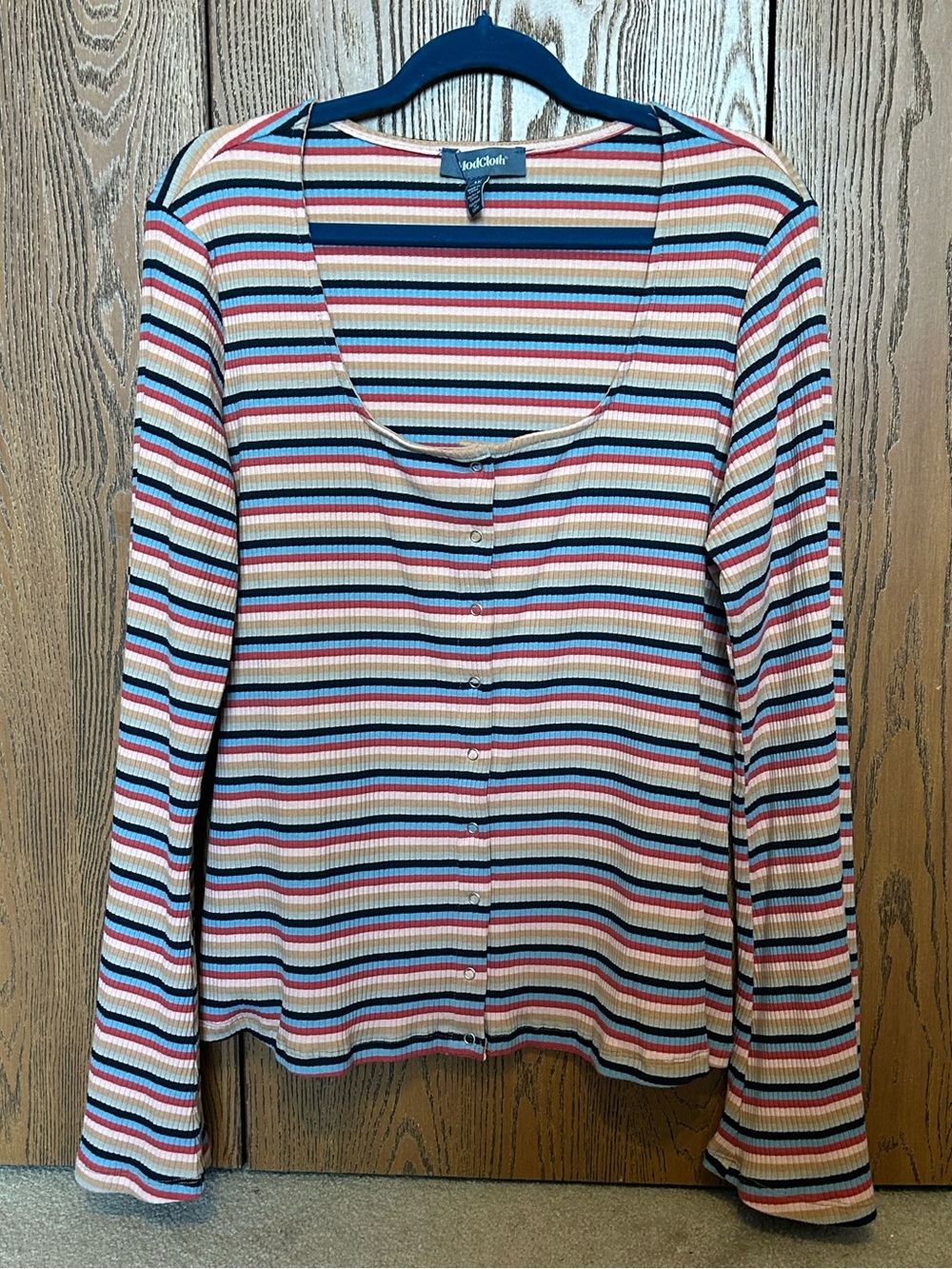 ModCloth-Lost in Love Bell Sleeve Top